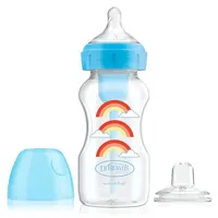 Dr. Brown's Options+ Narrow Bottle to Sippy Baby Bottle Start Kit, blue, 8 oz/250ml - SB8192-p3