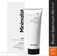 Minimalist SPF 50 PA++++ Sunscreen| 50 g