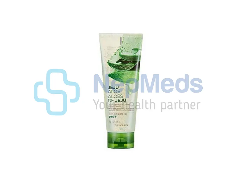 The Face Shop Jeju Aloe Fresh Soothing Gel 300 Ml – Mit 99% Aloe Vera Für Beruhigte & Erfrischte Haut