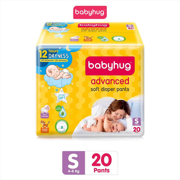 Babyhug Advanced Pant Style Diapers Small 20 Pieces Buy Babyhug