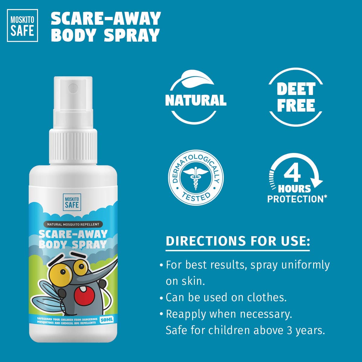 Mosquito Safe Body Spray 50ml Buy Mosquito Safe Body Spray 50ml at